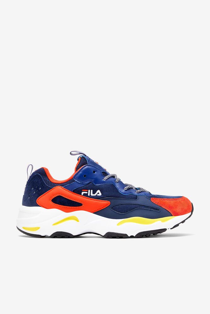 Fila Sneakers Ray Tracer Mens Navy/Blue/Red - India EWR-219637